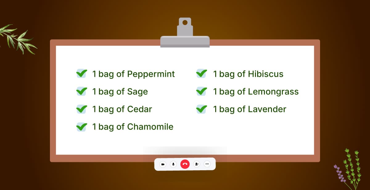 Virtual Herbal Tea Tasting