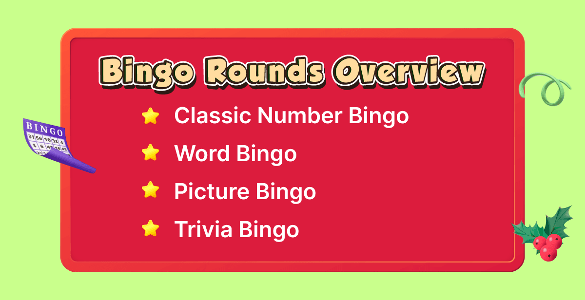Virtual Holiday Bingo