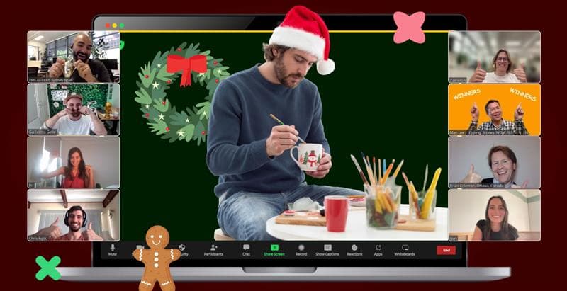 BYO Virtual Christmas Mug Painting