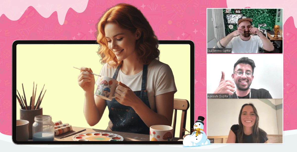 BYO Virtual Holiday Mug Painting