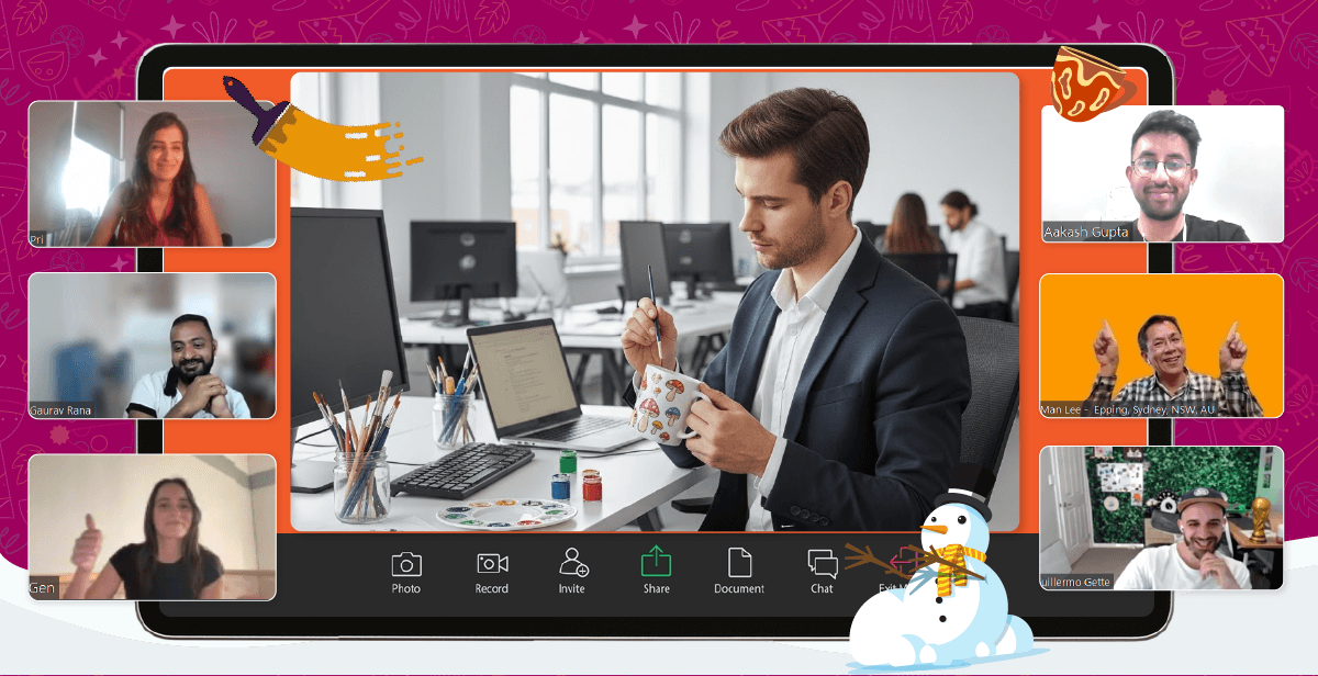 BYO Virtual Holiday Mug Painting