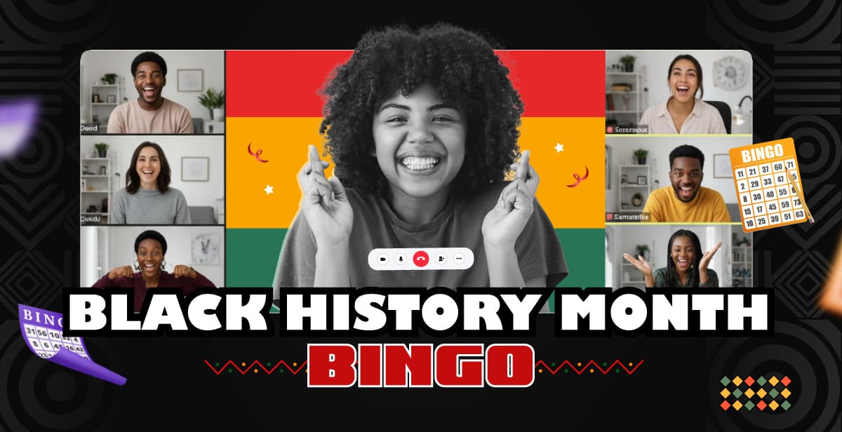 Virtual Black History Month Bingo