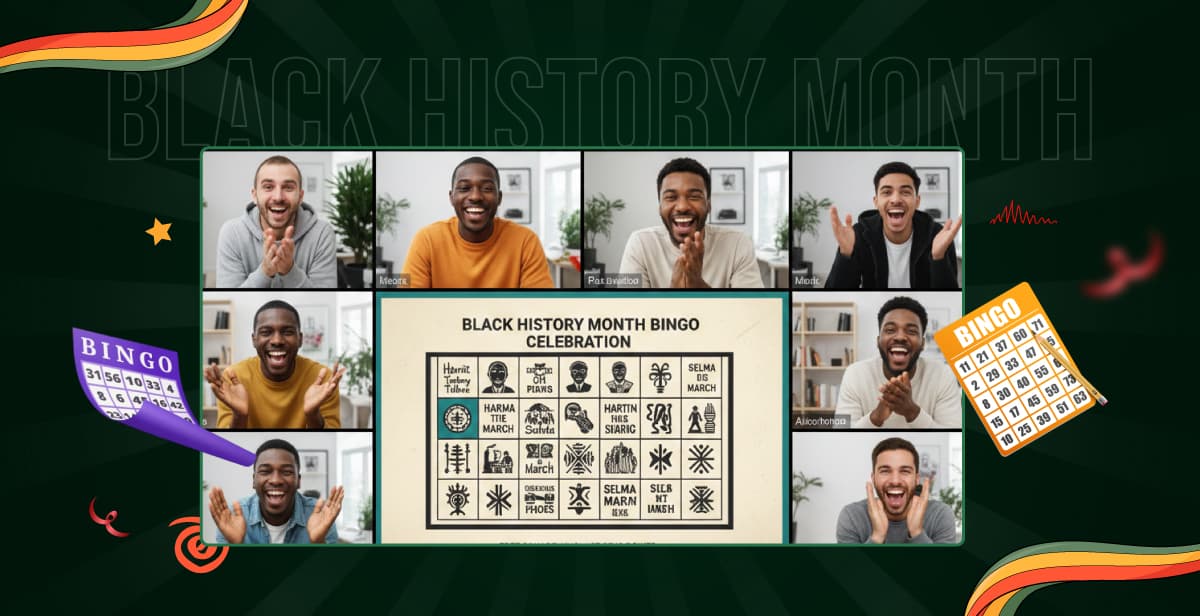 Virtual Black History Month Bingo