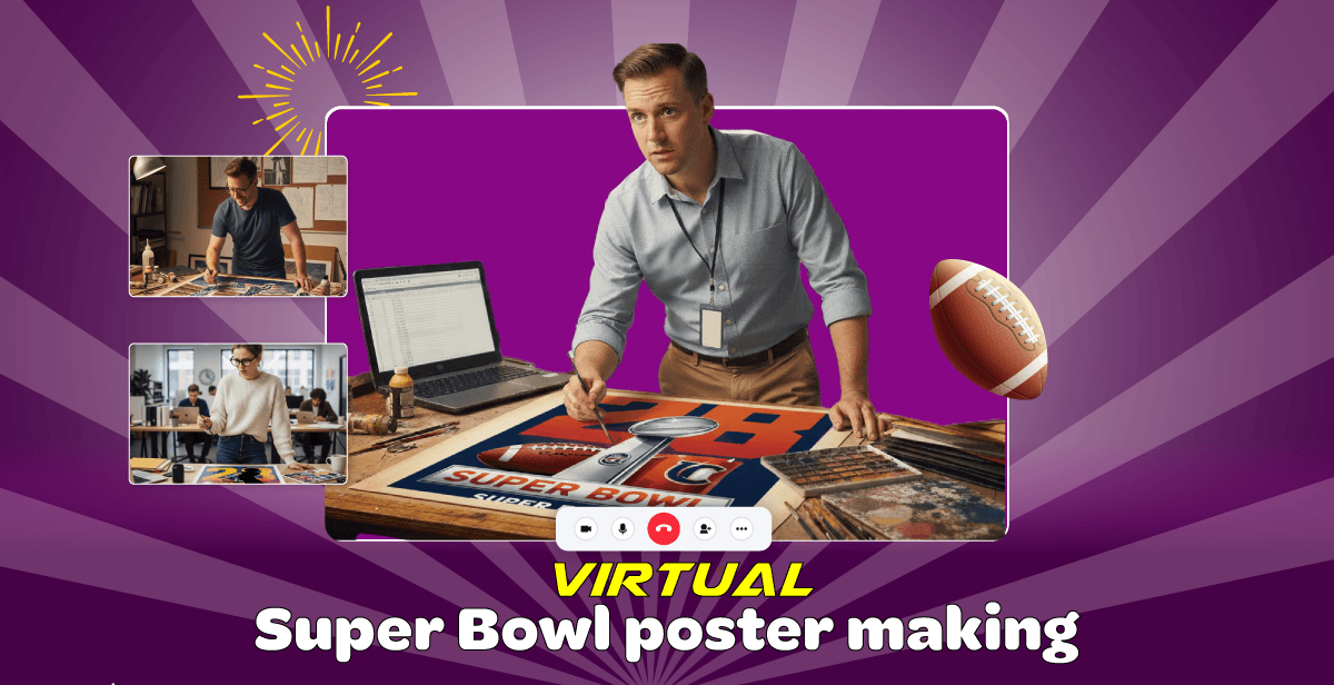 Super Bowl Poster Making