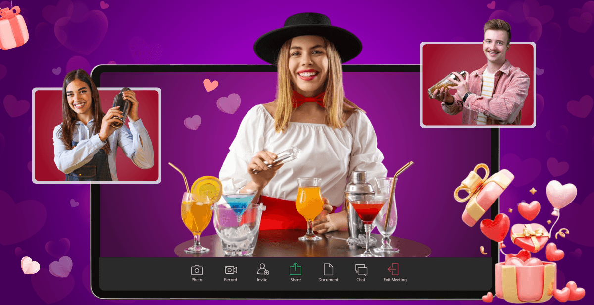 Virtual Valentine’s Day Cocktail Making