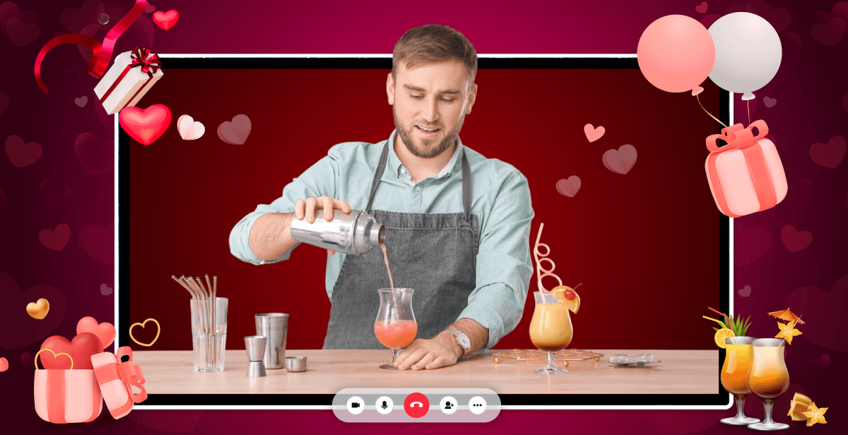 Virtual Valentine’s Day Cocktail Making