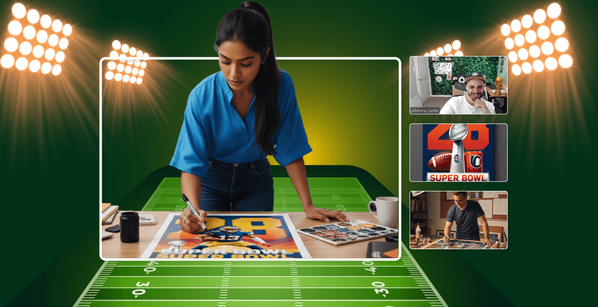 Super Bowl Poster Making