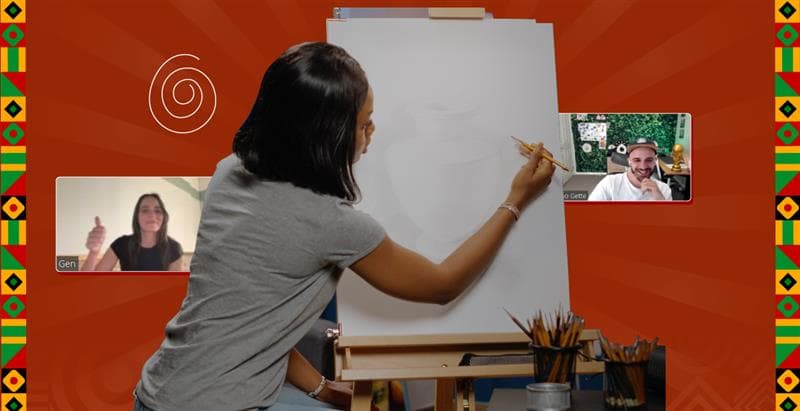 Virtual Black History Painting