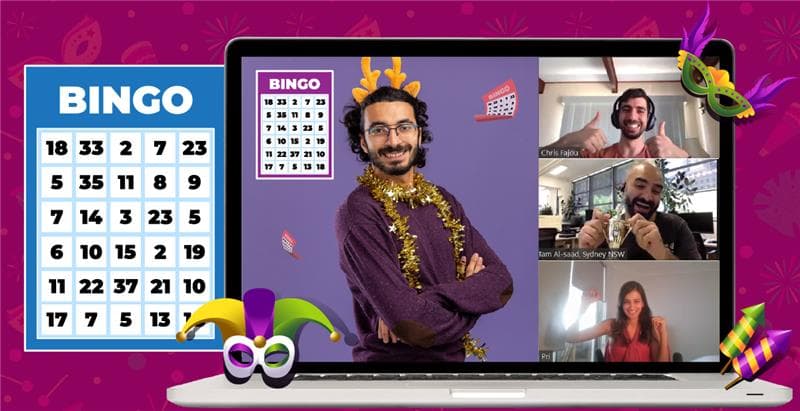 Virtual Mardi Gras Bingo