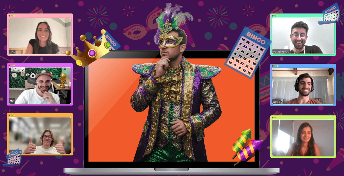 Virtual Mardi Gras Bingo