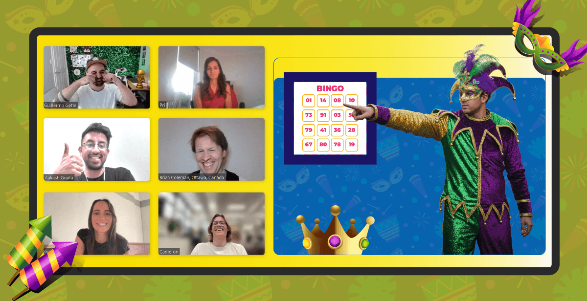 Virtual Mardi Gras Bingo