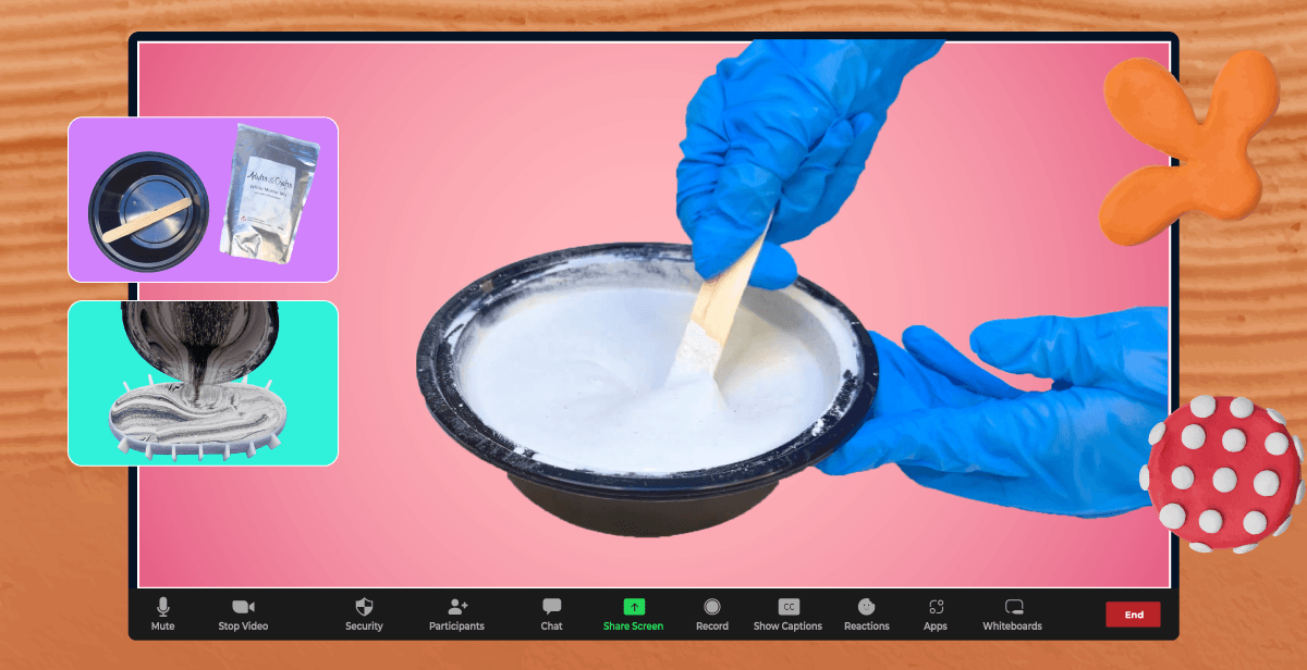 Virtual Marbled Clay Craft – Let’s Get Clay-tive