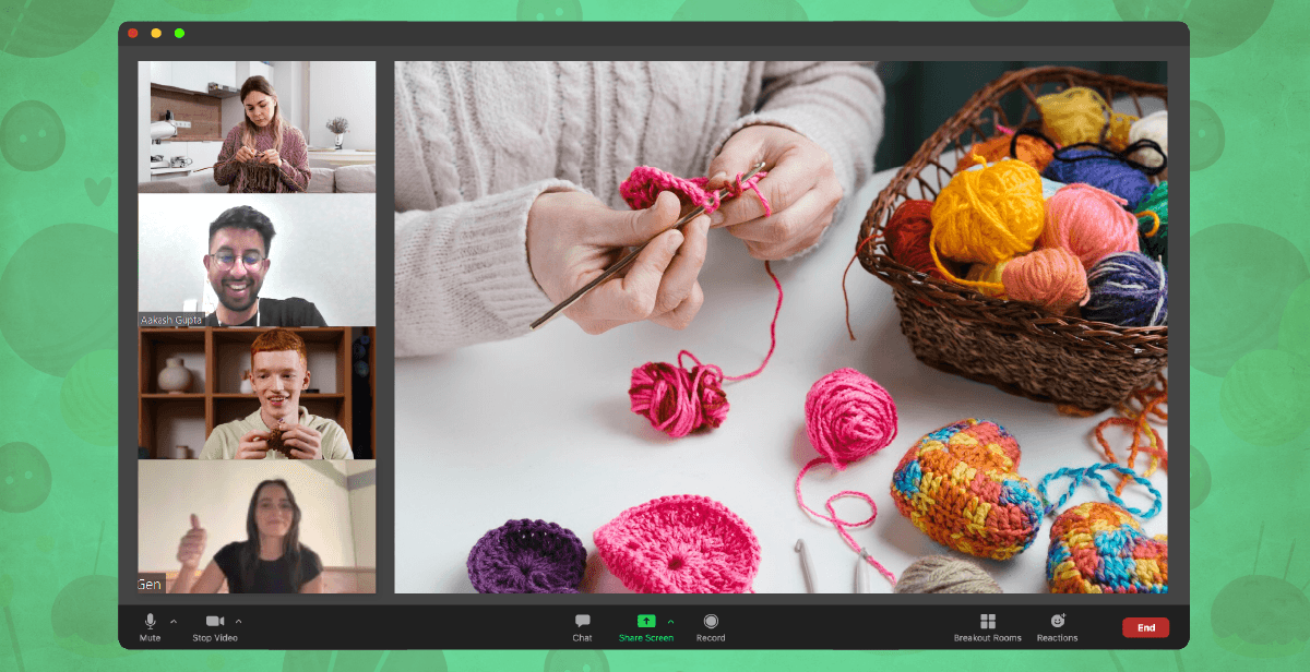 Virtual Crochet Making – Stayin’ in the Loop!