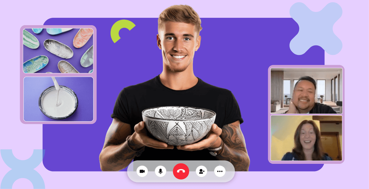 Virtual Marbled Bowl Making