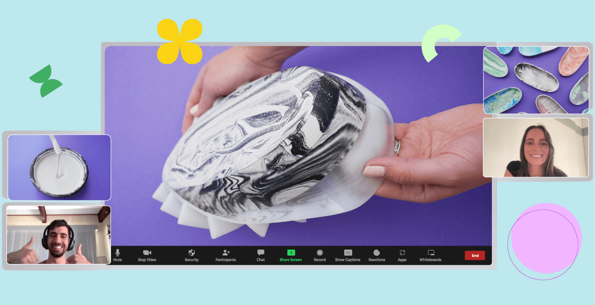 Virtual Marbled Bowl Making
