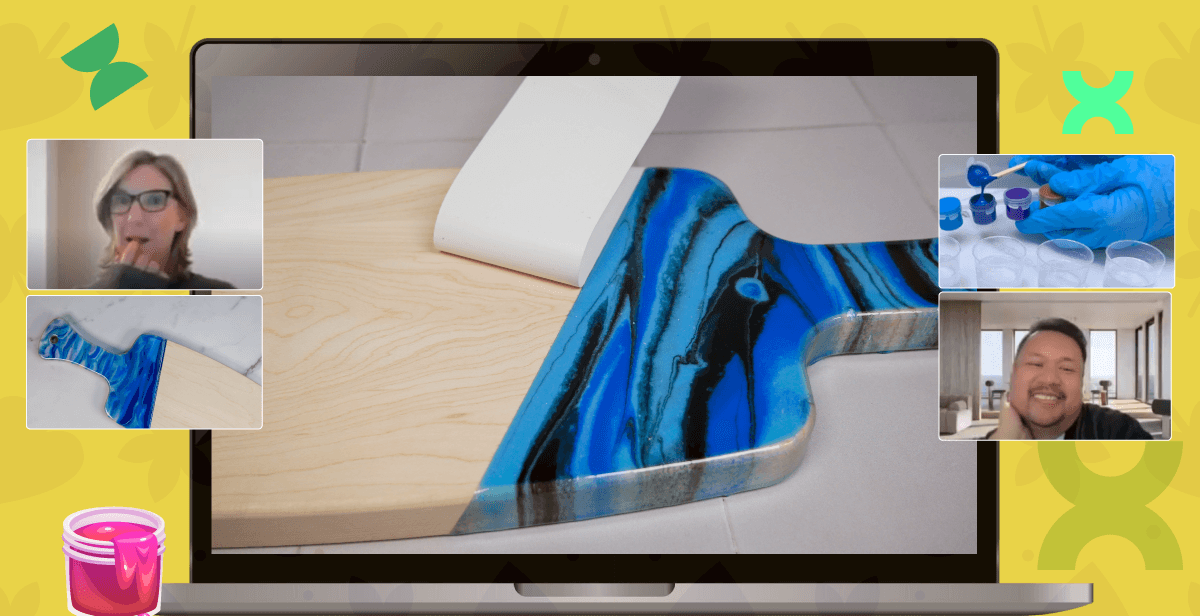 Virtual Marbled Resin Board Making