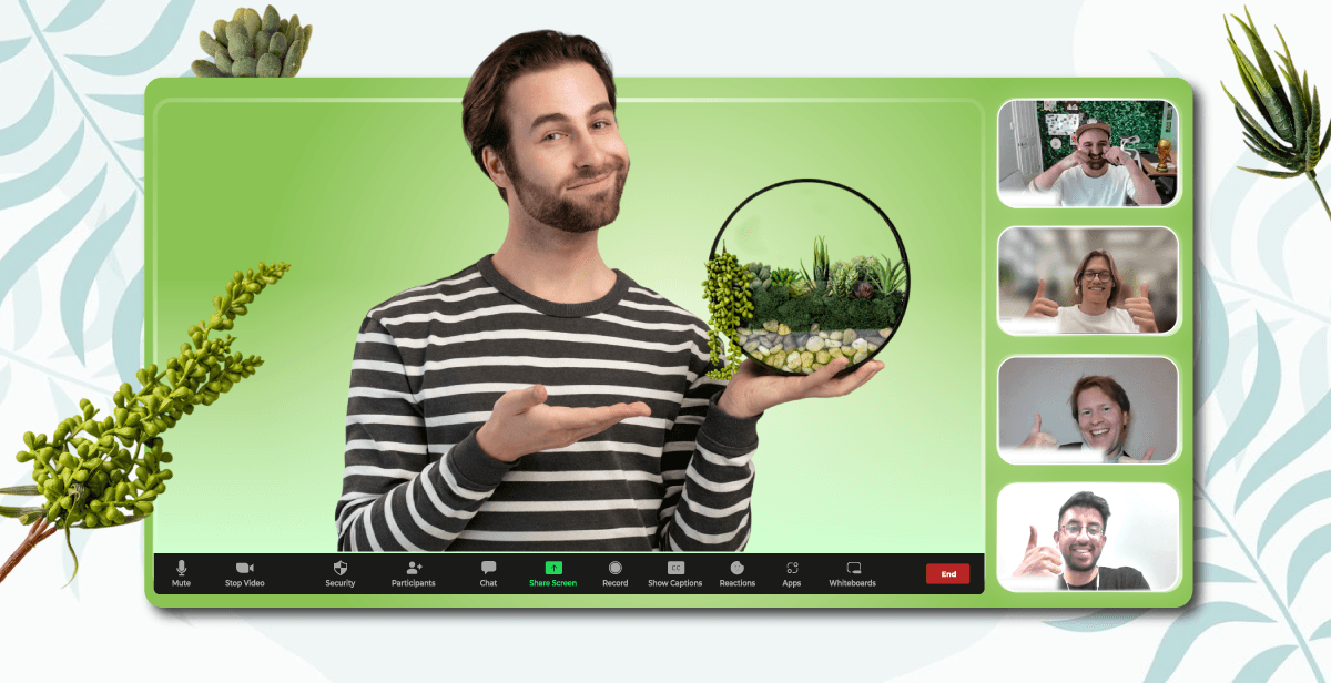 Virtual Modern Wall Terrarium Making