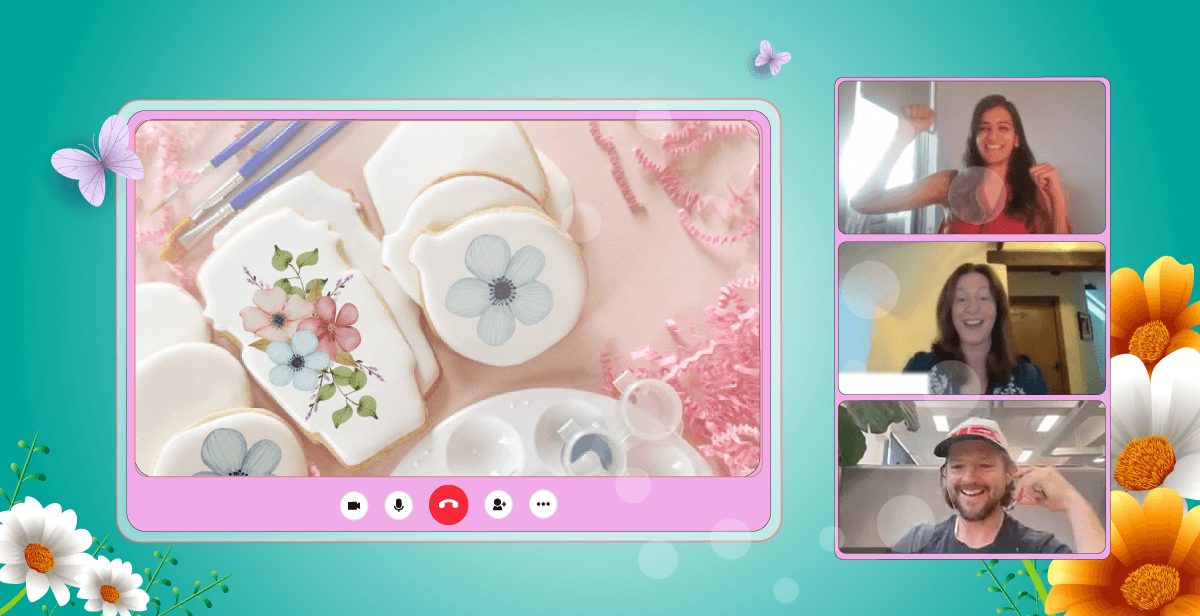 Virtual Spring Cookie Decorating