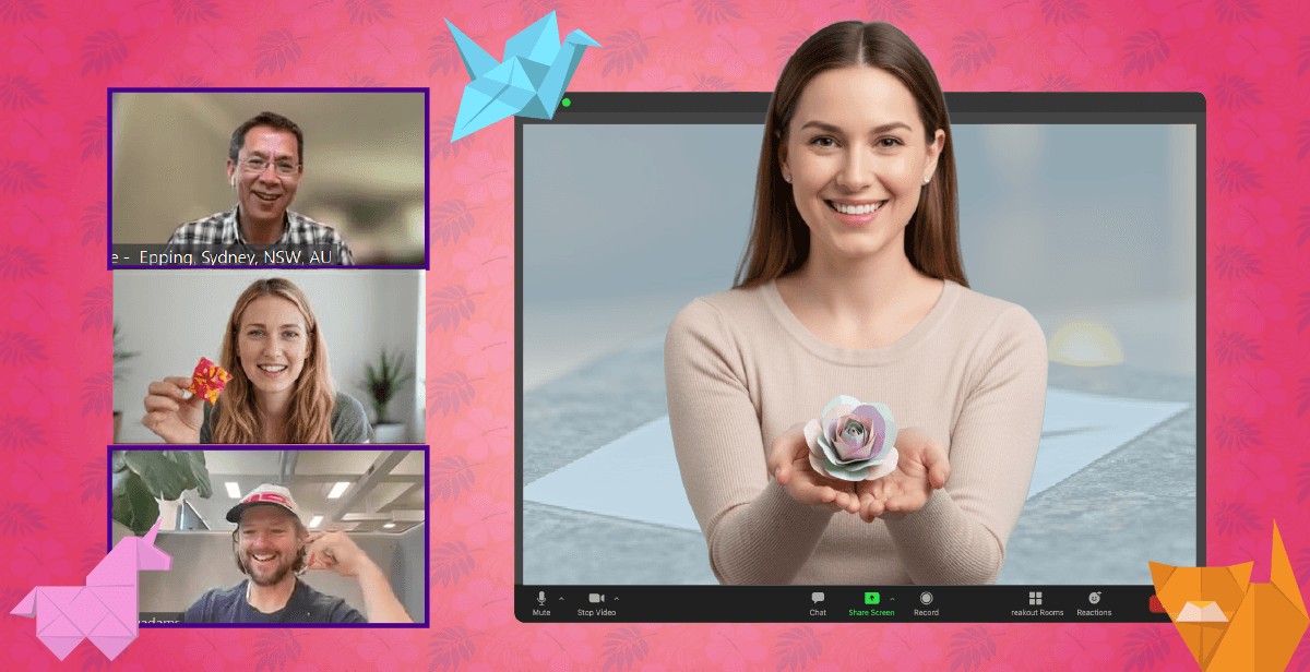 Virtual Spring Origami Making