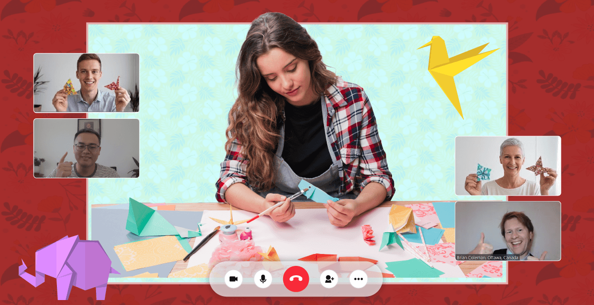 Virtual Spring Origami Making