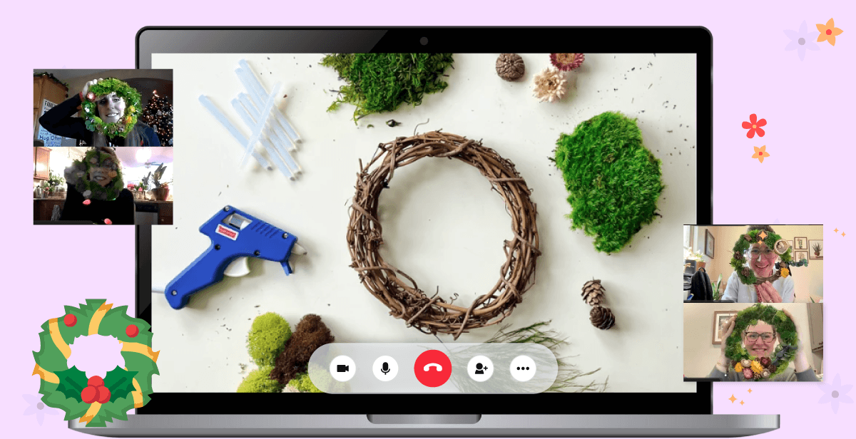 Virtual Spring Wreath Making