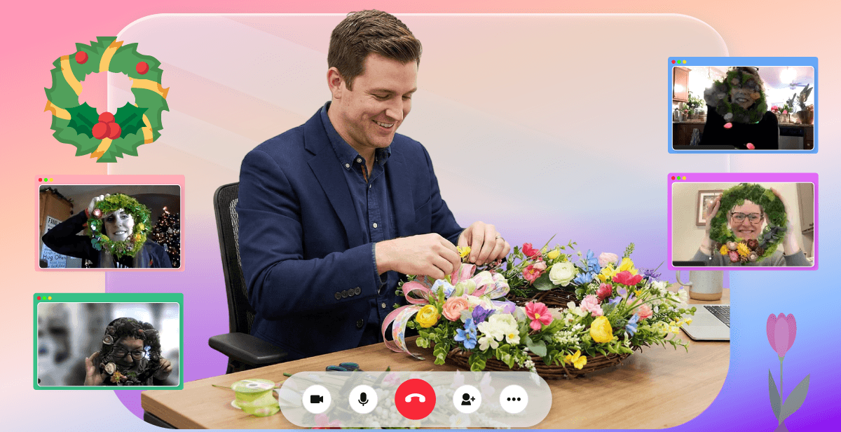 Virtual Spring Wreath Making
