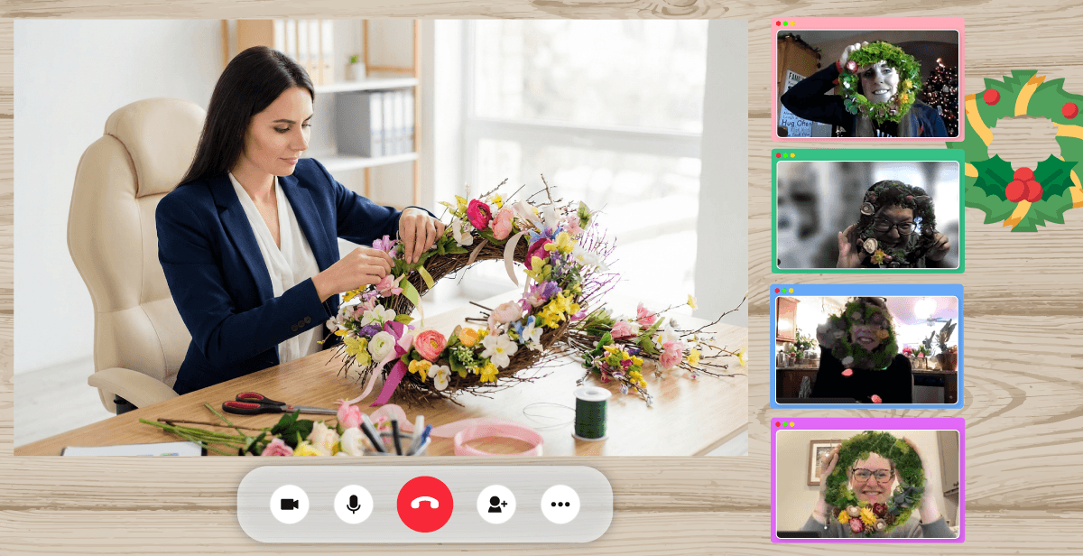 Virtual Spring Wreath Making