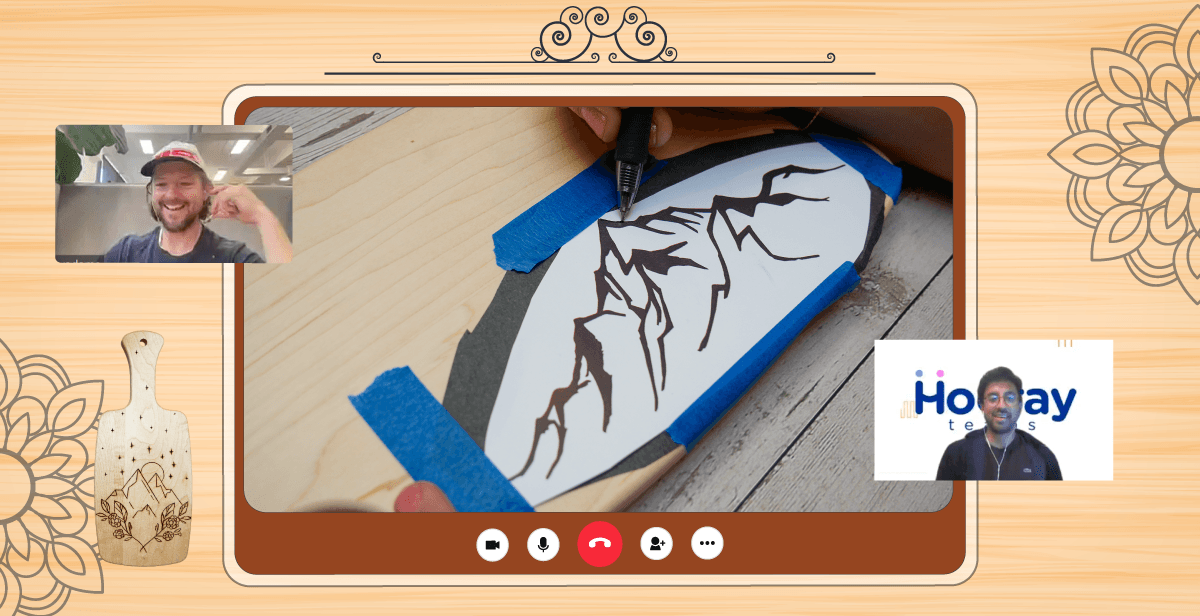 Virtual Wood Burned Cutting Board Class