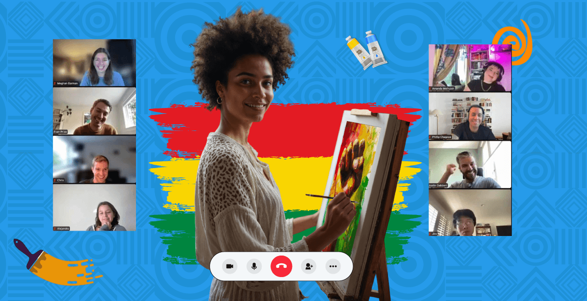 Virtual Juneteenth Painting