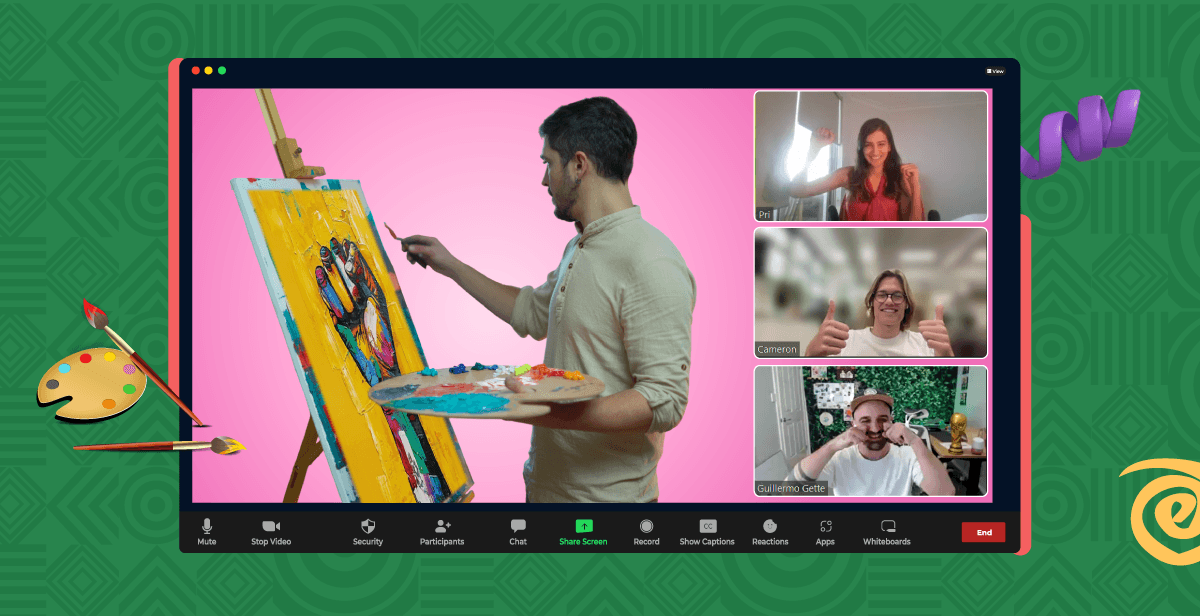 Virtual Juneteenth Painting