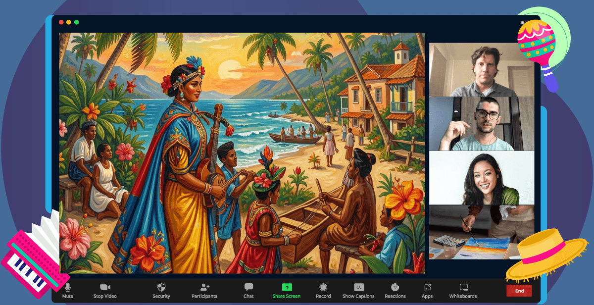 Virtual Latin American Painting – Let’s FiestART!