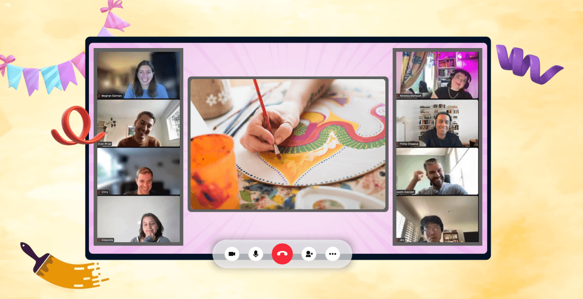 Virtual Mandala Painting Class