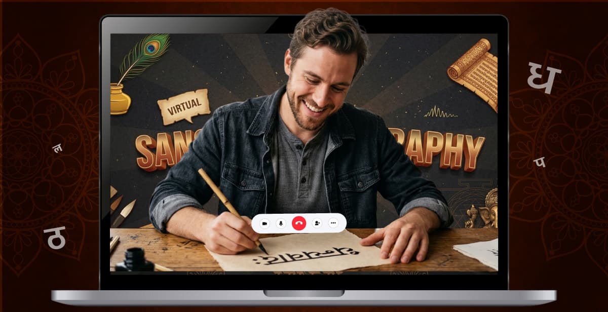 BYO Virtual Sanskrit Calligraphy Class