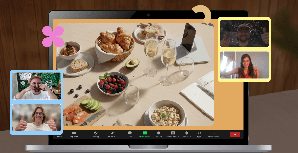 Virtual Bubbles and Brunch Experience