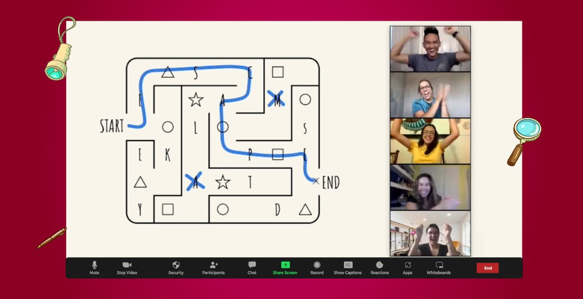 Virtual Whodunnit Murder Mystery Escape Room