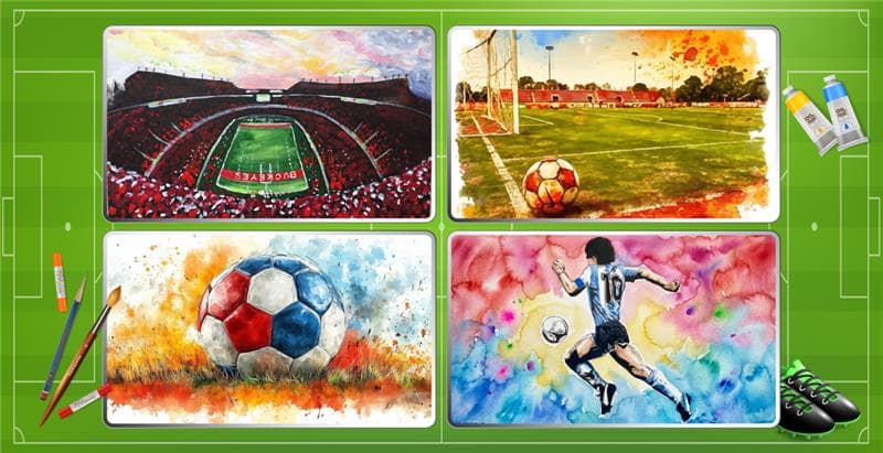 Virtual FIFA Painting – Brush Up Your Game