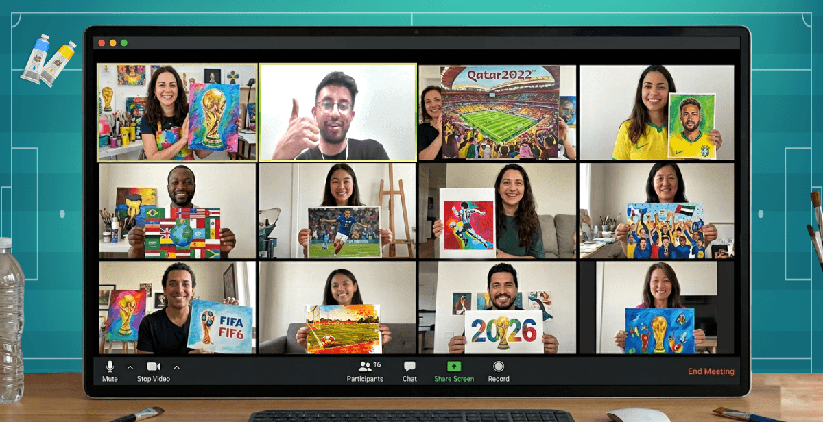 Virtual FIFA Painting – Brush Up Your Game