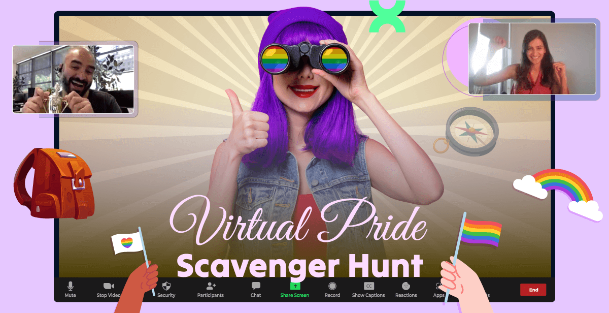 Virtual Pride Month Scavenger Hunt
