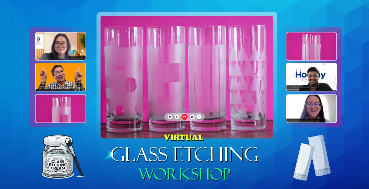Virtual Glass Etching Workshop