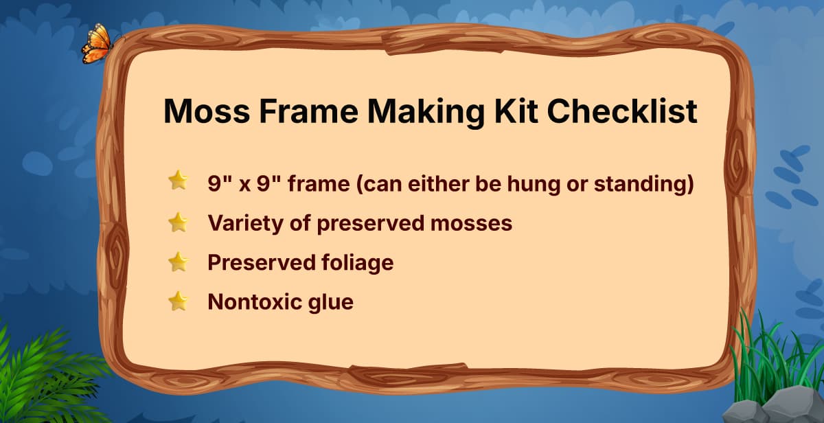 Virtual Moss Frame Making Workshop