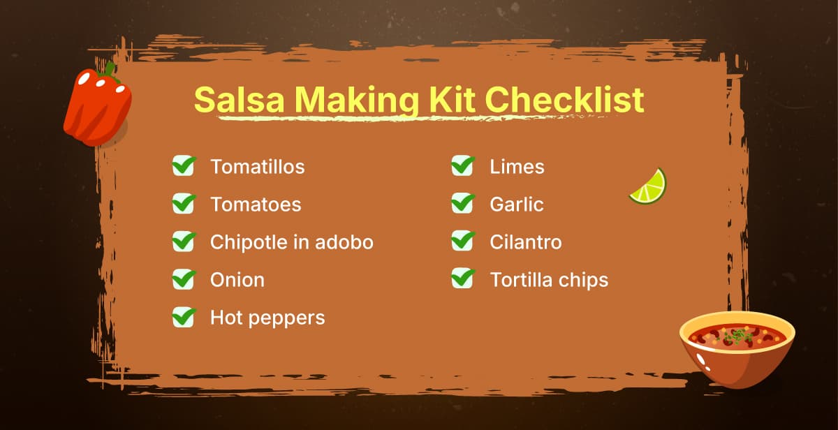 Virtual Salsa Making Class