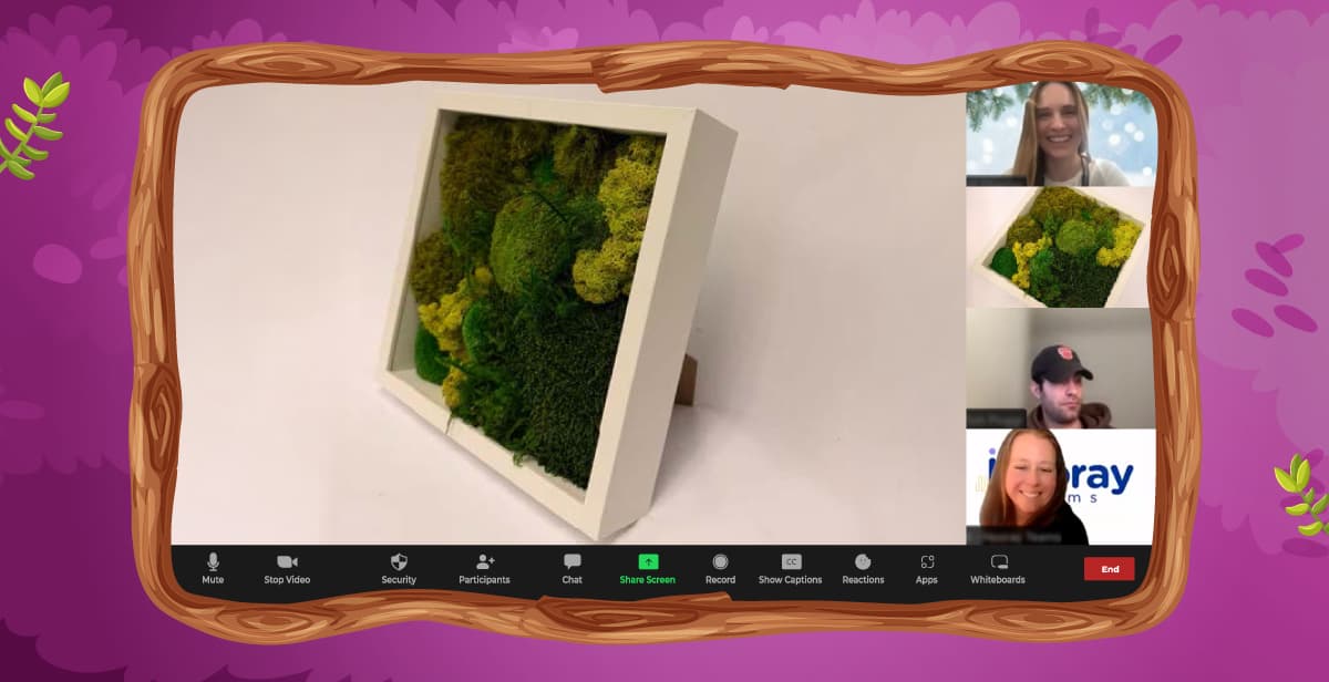 Virtual Moss Frame Making Workshop