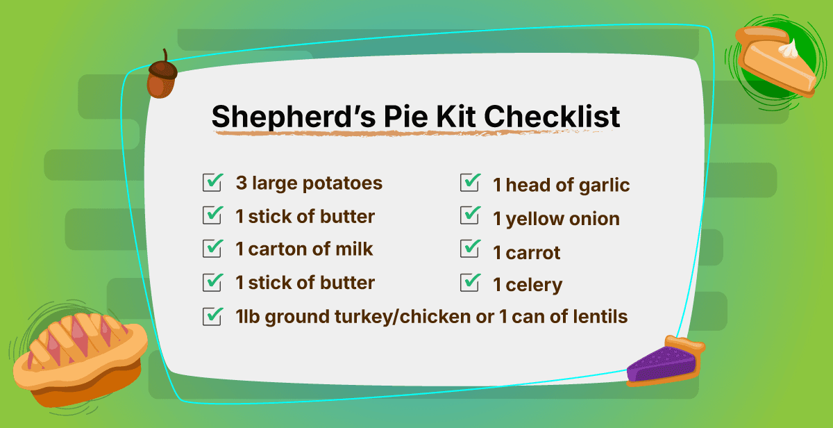 Virtual Healthy Shepherd’s Pie Making Class