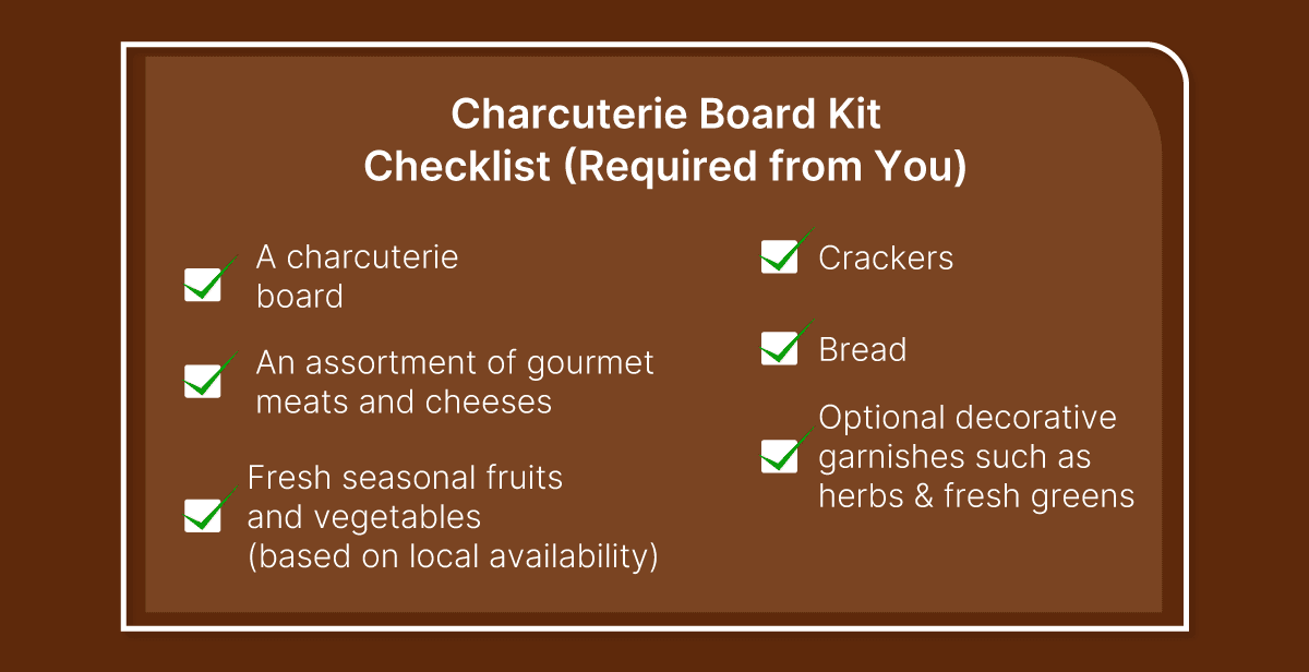 BYO Virtual Charcuterie Board Making Class