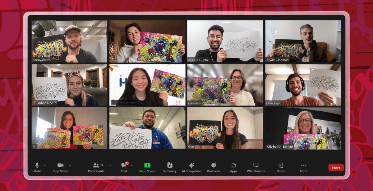 Virtual Graffiti Art Session