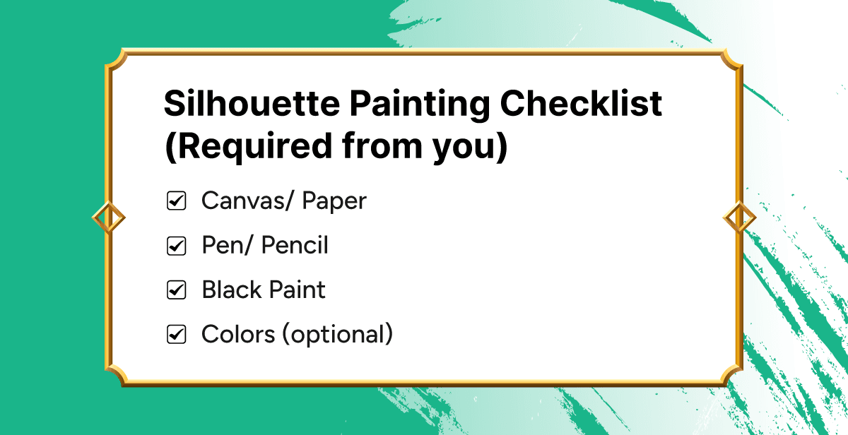 BYO Virtual Silhouette Painting Class
