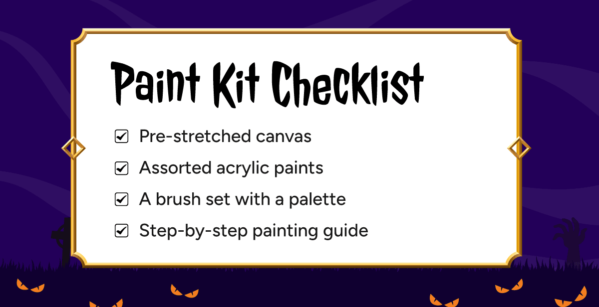 Virtual Halloween Paint Party