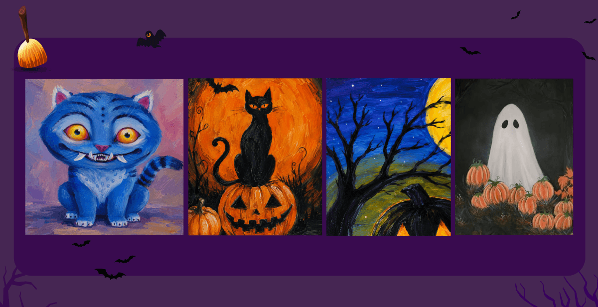 Virtual Halloween Paint Party