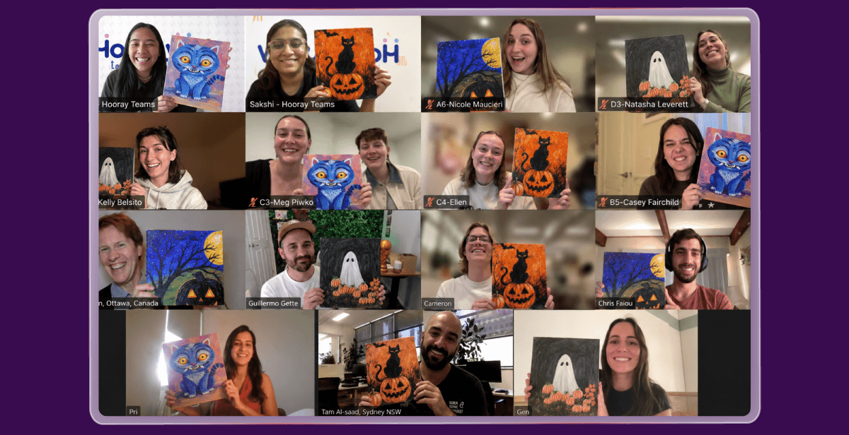 Virtual Halloween Paint Party
